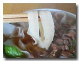 刀削面　麺アップ