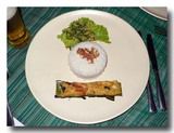 ペペス・イカン・カカップ　フエダイのバナナの葉包み焼き