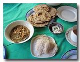 インディアッパーの朝食