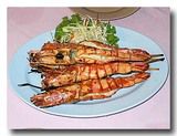 クンパオ　エビ焼き　海のエビ