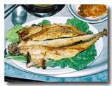 安東名物塩鯖定食　塩鯖