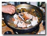 カムジャタン　ご飯投入