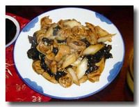 大腸白菜炒木耳