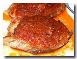 イカン・バカール・サンバル ikan bakar　焼き魚のチリソースがけ