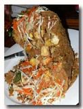 タフテロール　豆腐のたまごとじを崩したところ