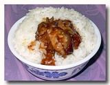 猪脚の醤油煮込み　丼