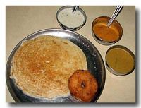 ウッタパム インド風お好み焼き 豆粉のお好み焼き