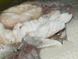 サバヒーの身をほぐしたところ