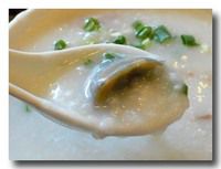 皮蛋痩肉粥 皮蛋と豚肉のお粥