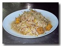パット・トゥアゴーク・タォフー もやしと豆腐の炒め物