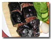 パトゥルジャン・ケバブ 茄子と挽肉のケバブ