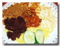 ナシ・クニン nasi kuning イエローライス 黄色いご飯