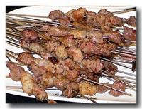 焼羊肉串 羊の串焼き