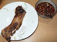 マグロのカマ焼きとウェー島風ソース
