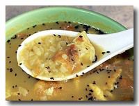 クワティー　豆と干飯のスープ