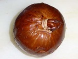 香胆 睾丸のサラミ パッケージをあけたとこ