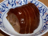 香胆 睾丸のサラミ スライスしたところ